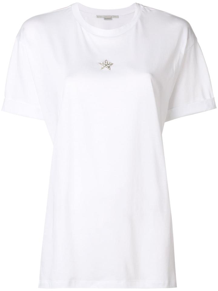 Stella Mccartney Embellished Star T-shirt - White