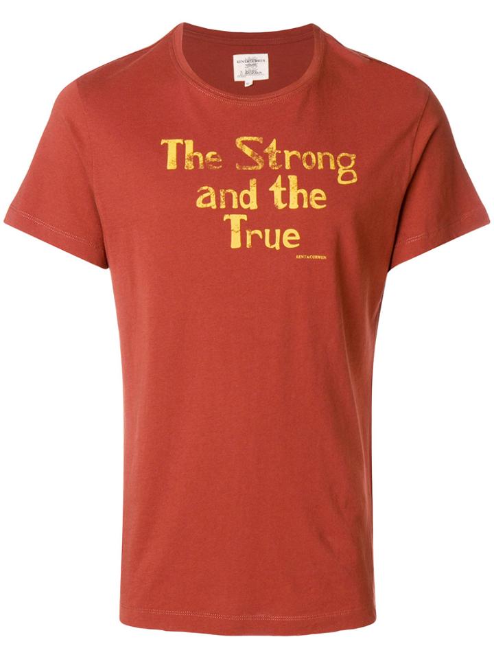 Kent & Curwen Slogan T-shirt - Red
