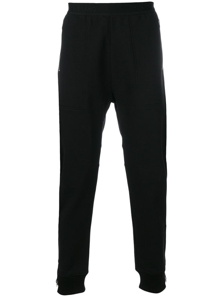 Helmut Lang Cuffed Track Trousers - Black