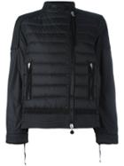 Moncler Asymmetric Padded Jacket, Women's, Size: 2, Black, Feather Down/polyamide
