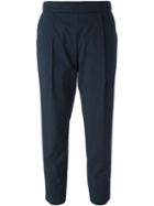 Erika Cavallini Julius Trousers, Women's, Size: 48, Blue, Cotton/spandex/elastane