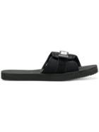 Suicoke Touch Strap Sandals - Black