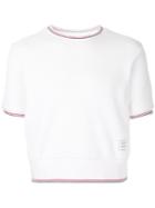 Thom Browne - Crewneck T-shirt - Men - Cotton - 1, White, Cotton