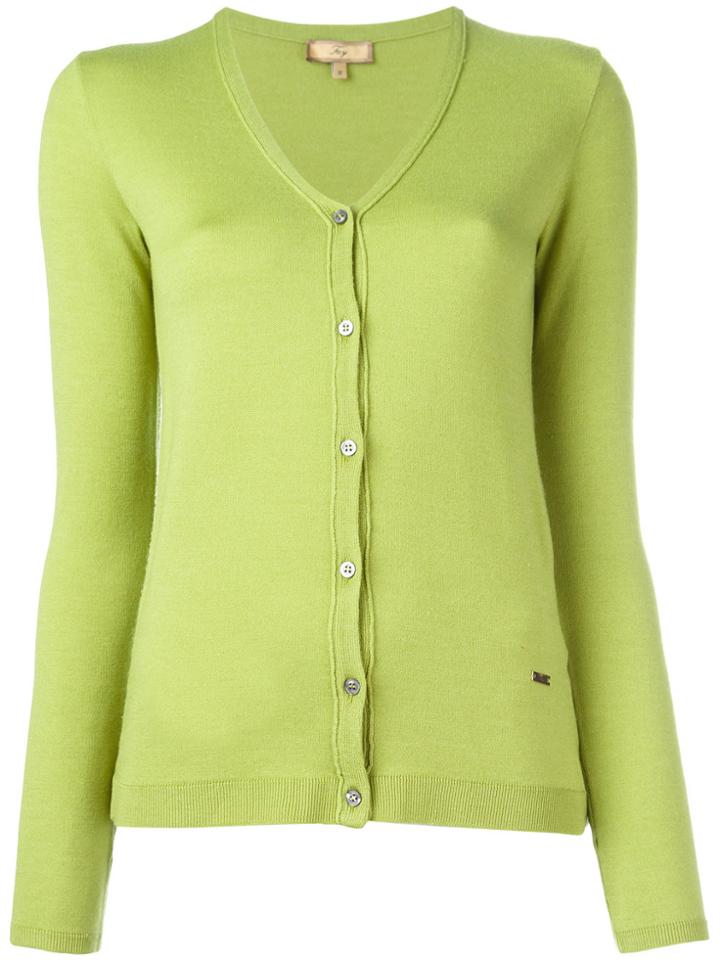 Fay Classic Cardigan - Green