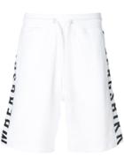 Dirk Bikkembergs Side Logo Shorts - White