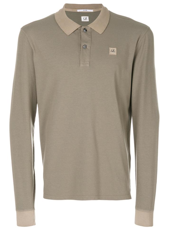 Cp Company Fitted Polo Top - Green