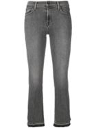 J Brand Selena Mid Rise Cropped Jeans - Grey