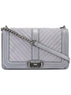 Rebecca Minkoff Quilted Crossbody Bag, Women's, Grey, Leather