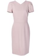 Giorgio Armani Short V-neck Dress - Pink