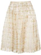 Simone Rocha Embroidered Midi Skirt