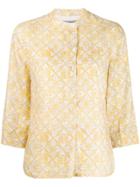 Raquel Allegra Embroidered Fitted Jacket - Yellow