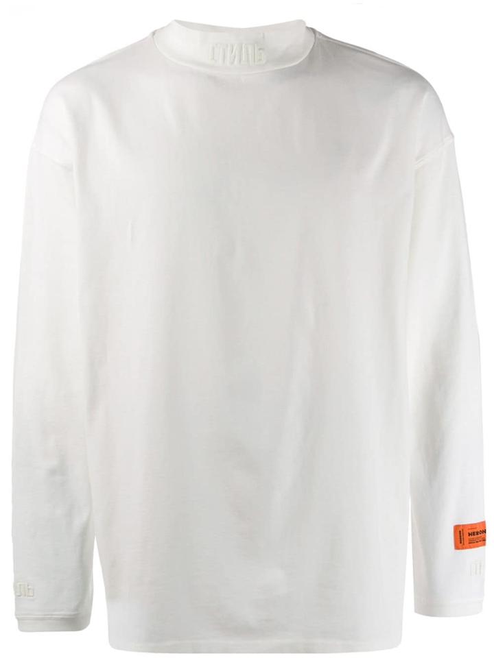 Heron Preston High Neck Top - White
