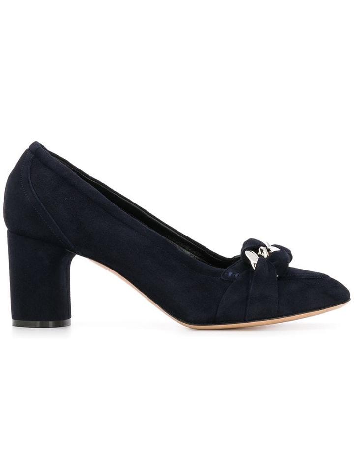 Casadei Chain Toe Detail Pumps - Blue