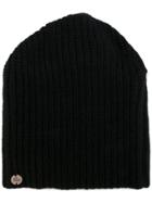 Lost & Found Ria Dunn Ribbed Beanie - Black