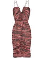Isabel Marant Wilma Tapestry Print Midi Dress - Black