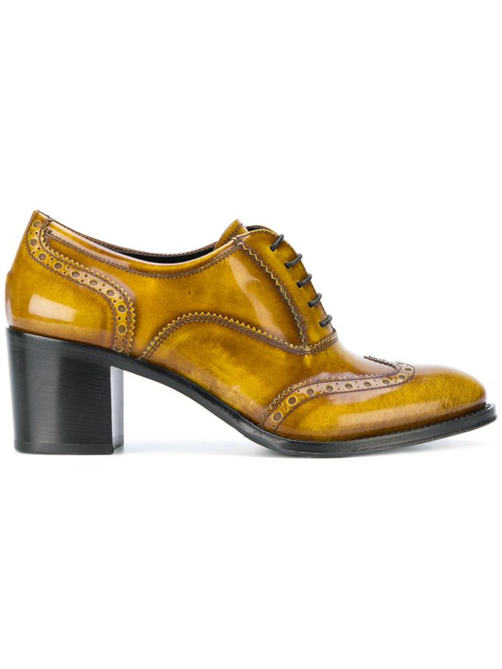 Church's Mid-heel Laced Brogues - Yellow & Orange