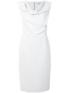Blumarine Cowl-neck Midi Dress - Grey