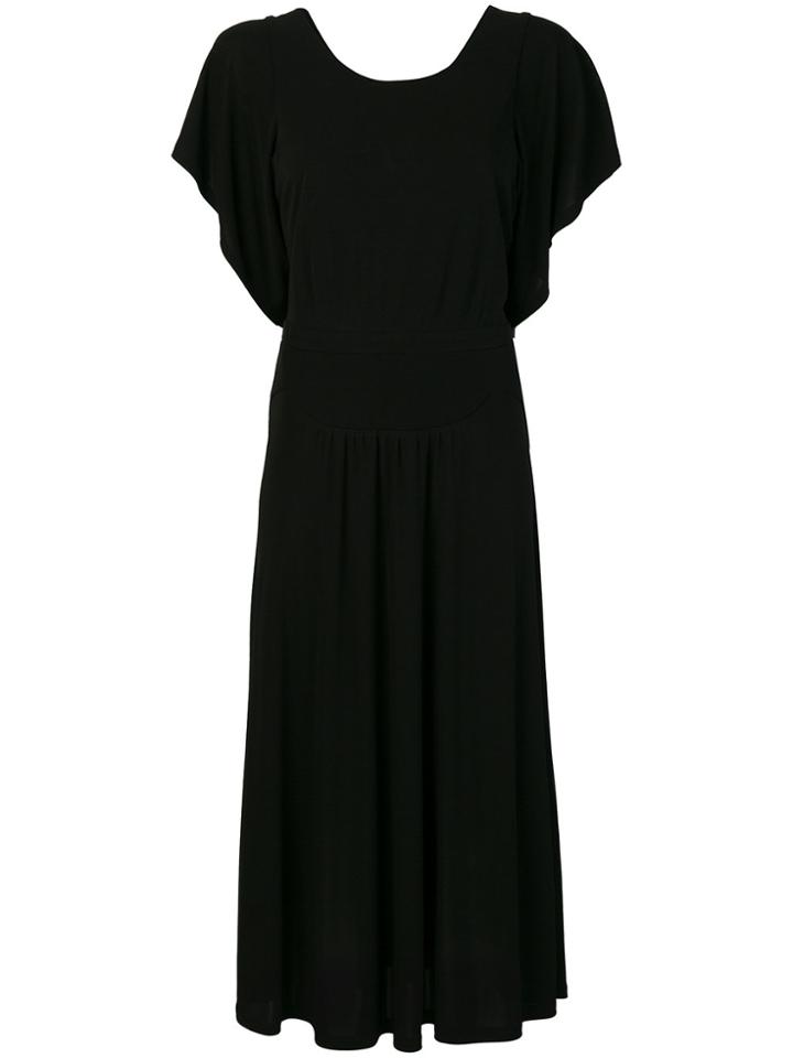 No21 Floaty Cut-out Back Dress - Black