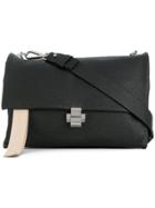 No21 Pebbled Shoulder Bag - Black