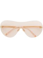 Boucheron Eyewear Oversized Aviator Sunglasses - Neutrals
