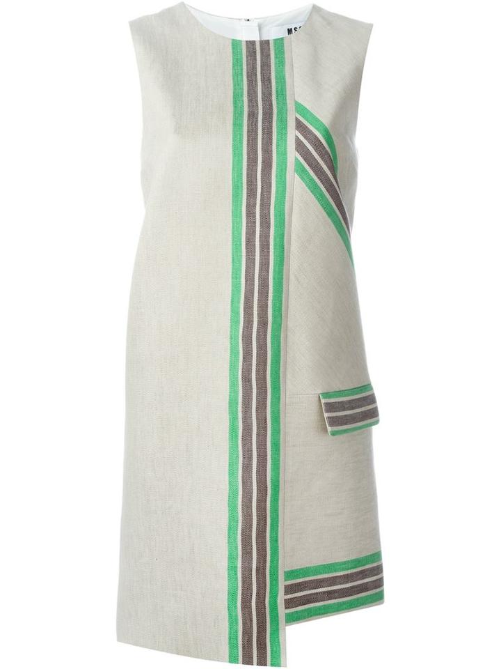 Msgm Asymmetric Mini Dress