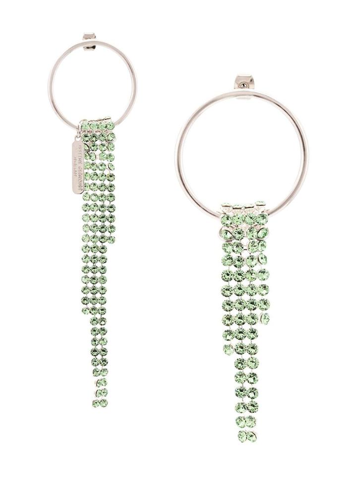 Justine Clenquet Jade Earrings - Green