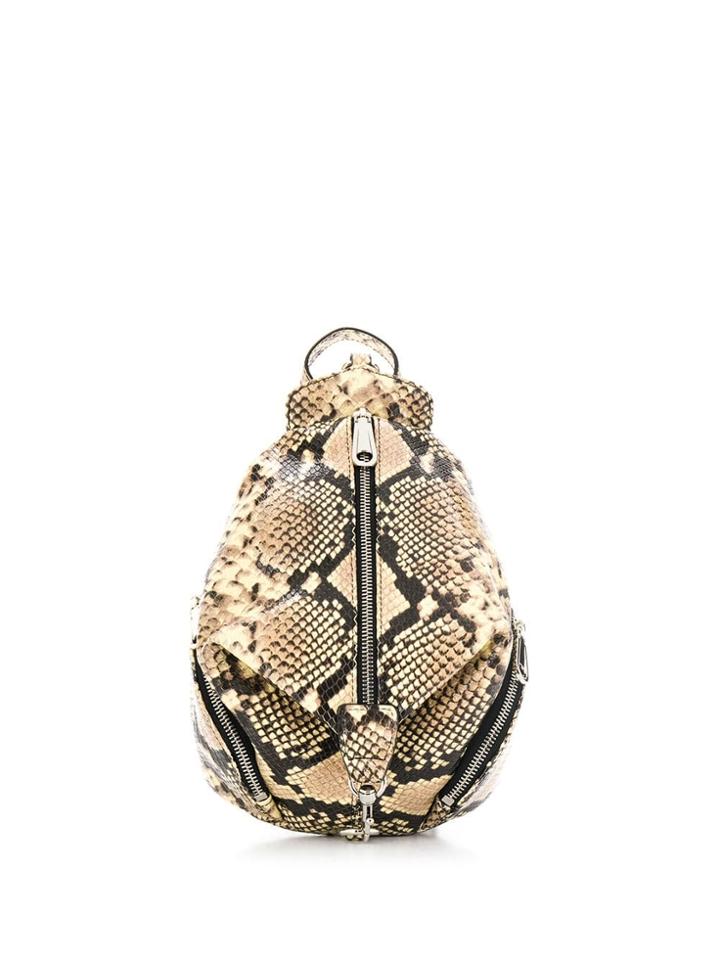 Rebecca Minkoff Top-zip Mini Backpack - Neutrals