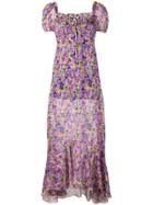 Raquel Diniz Alice Chiffon Dress - Purple