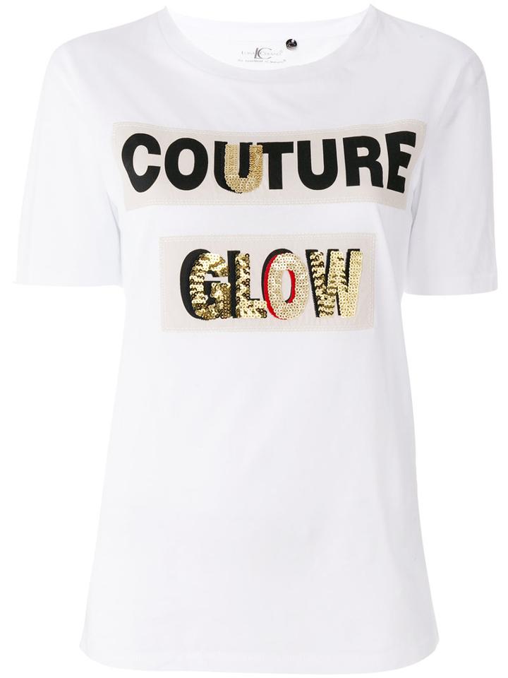 Luisa Cerano - Couture Glow T-shirt - Women - Cotton - 38, White, Cotton