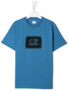 Cp Company Kids Branded T-shirt - Blue