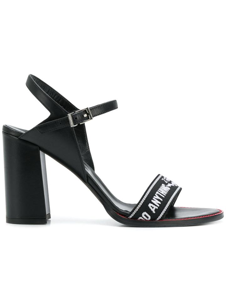 Zadig & Voltaire Vogue Words Sandals - Black