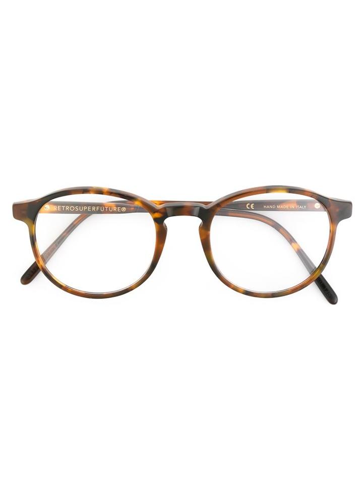 Retrosuperfuture Numero 01 Glasses, Brown, Acetate