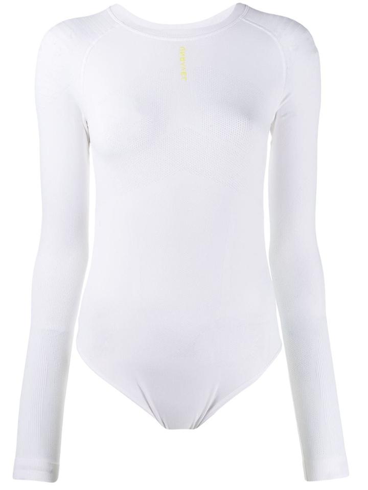 Unravel Project Long Sleeve Bodysuit - White