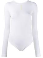 Unravel Project Long Sleeve Bodysuit - White