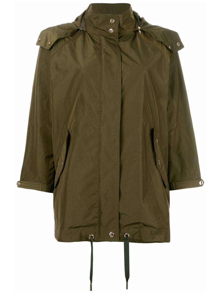 Woolrich Loose-fit Military Jacket, Women's, Size: Small, Green, Polyamide/polyester