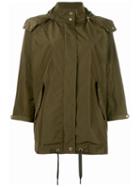 Woolrich Loose-fit Military Jacket, Women's, Size: Small, Green, Polyamide/polyester