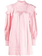 Isabel Marant Étoile Smock Short Dress - Pink