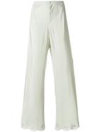 Erika Cavallini Wide Leg Trousers - Green