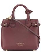 Burberry Panelled Tote - Red