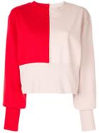 Vaara Maeve Bi-colour Sweatshirt - Red