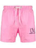 Duo Duo Elasticated Swim Shorts - Pink