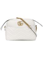 Gucci Gg Marmont 2.0 Shoulder Bag, Women's, White, Leather