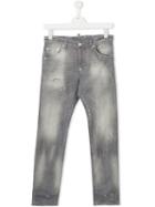 Dsquared2 Kids Distressed Slim Fit Jeans, Boy's, Size: 14 Yrs, Grey