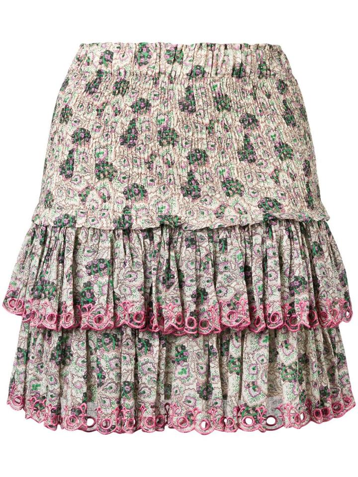 Isabel Marant Étoile Naomi Ruffled Skirt - Neutrals
