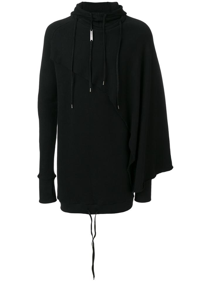 Army Of Me Layered Hoodie - Black