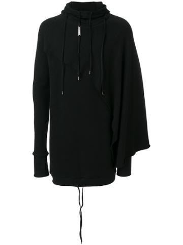 Army Of Me Layered Hoodie - Black