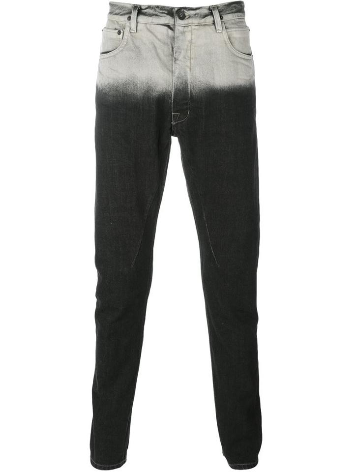 Rick Owens Drkshdw Waist Degrade Jeans, Men's, Size: 30, Black, Cotton