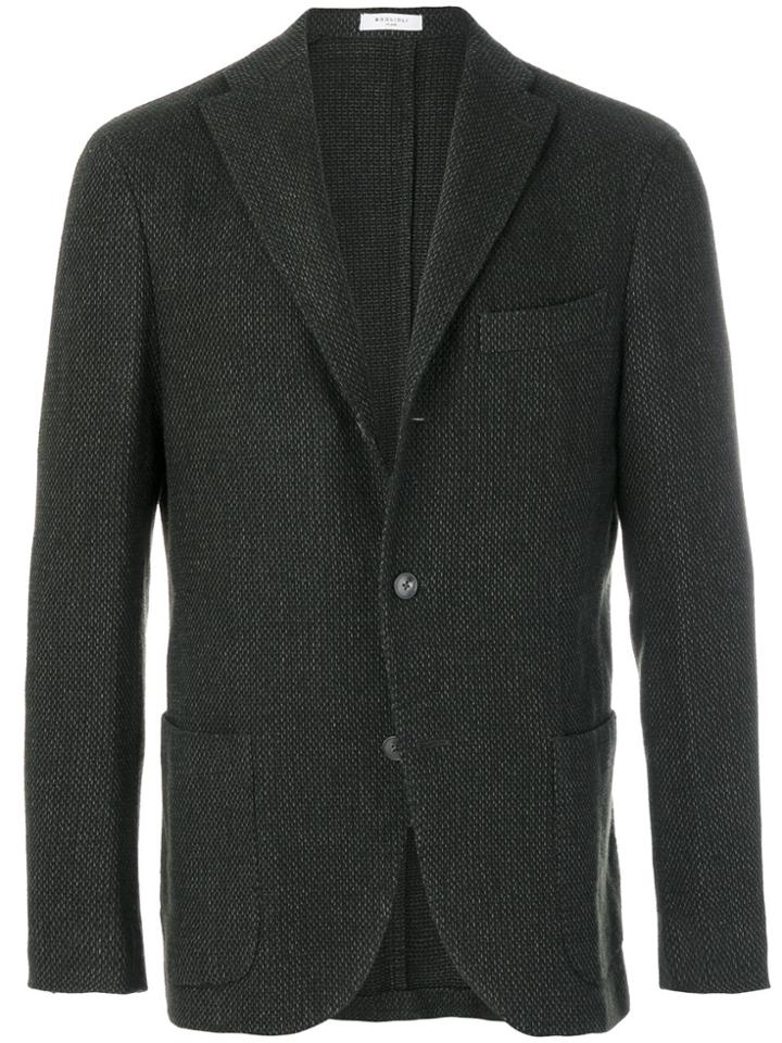Boglioli Knitted Blazer - Green