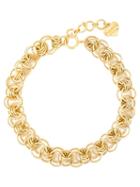 Moschino Vintage Chain Necklace, Women's, Metallic