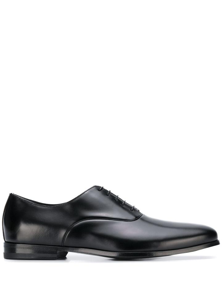Canali Lace-up Oxford Shoes - Black